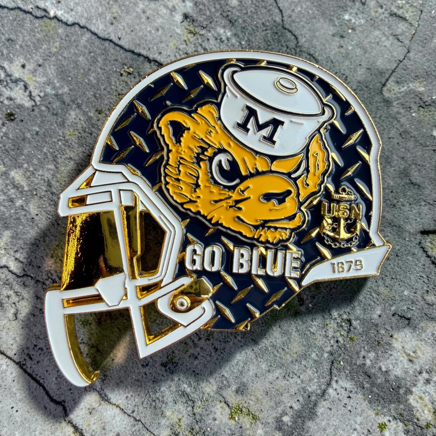 Go Blue Wolverines Helmets