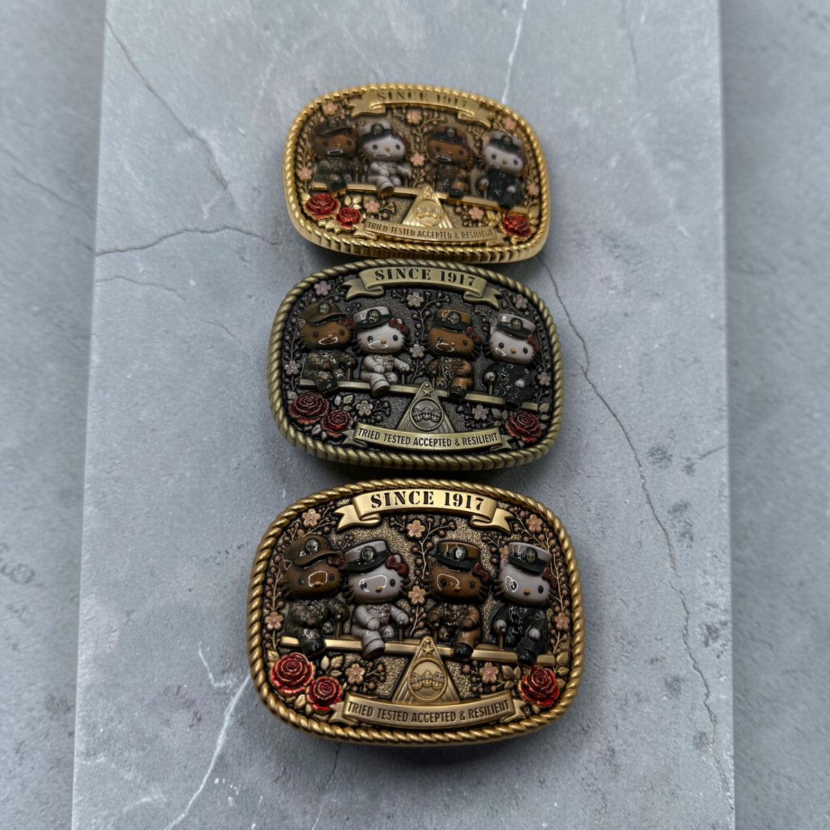 Hello Kitty CPO Belt Buckle