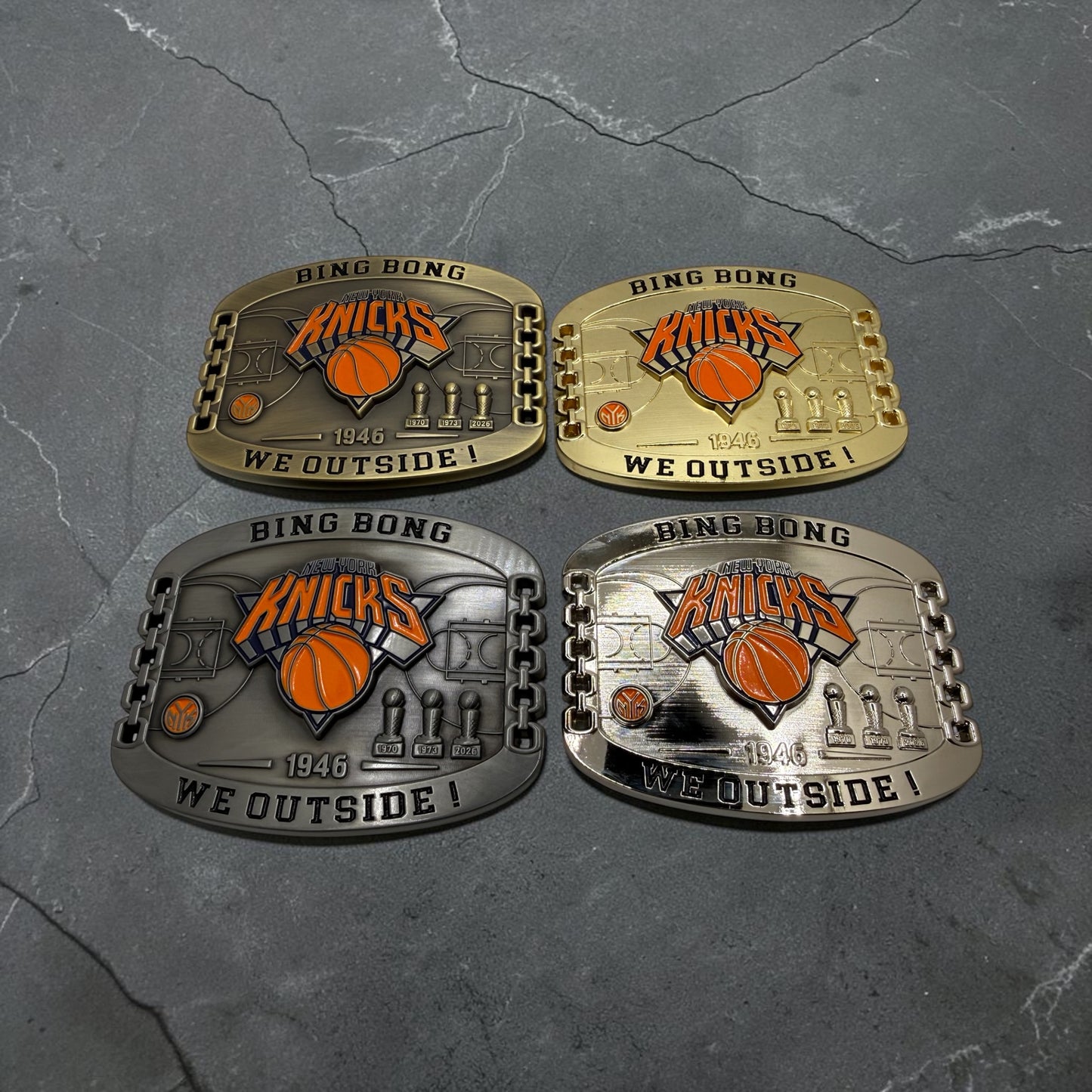 KNICKS IN 5 Belt Buckle no ranks