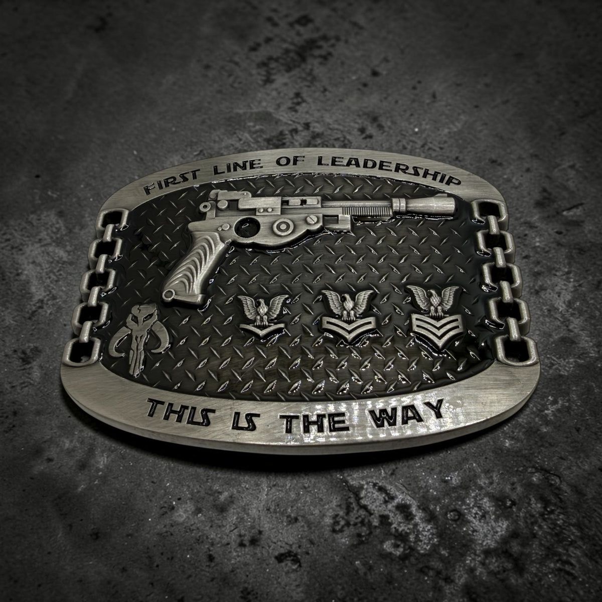 Petty Officer Mandalorian Belt Buckles