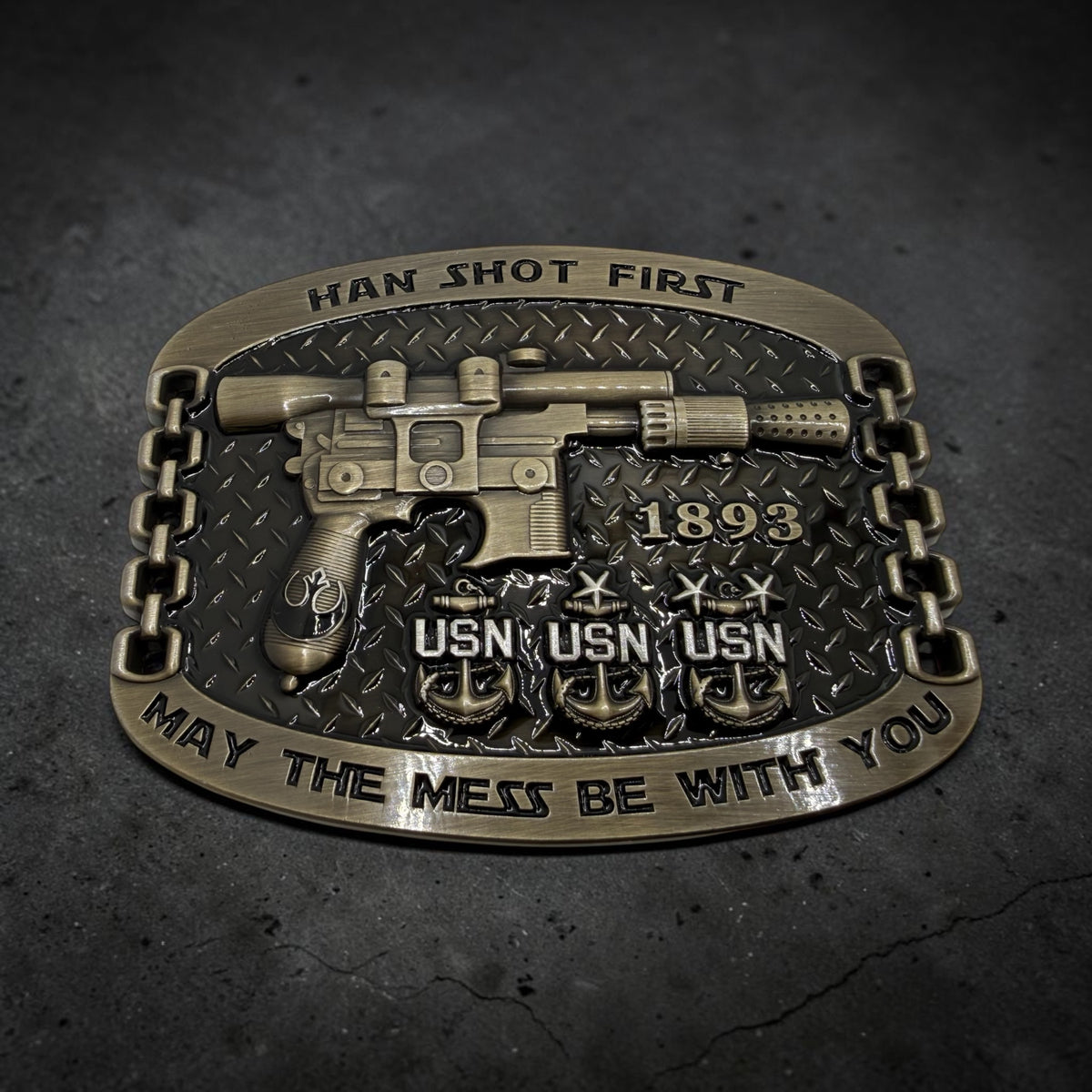 Han Shot First CHIEF Belt Buckle