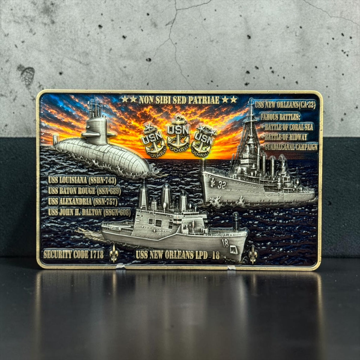 New Orleans Chargers Card