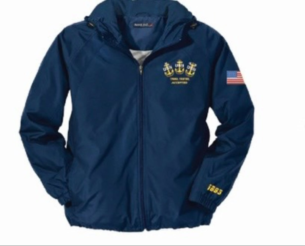 THE CHOSEN FEW FULL ZIP WINDBREAKER/RAINJACKET