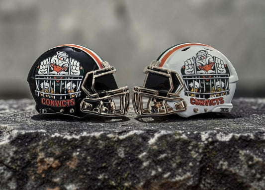 Hurricanes Convicts Helmet minis
