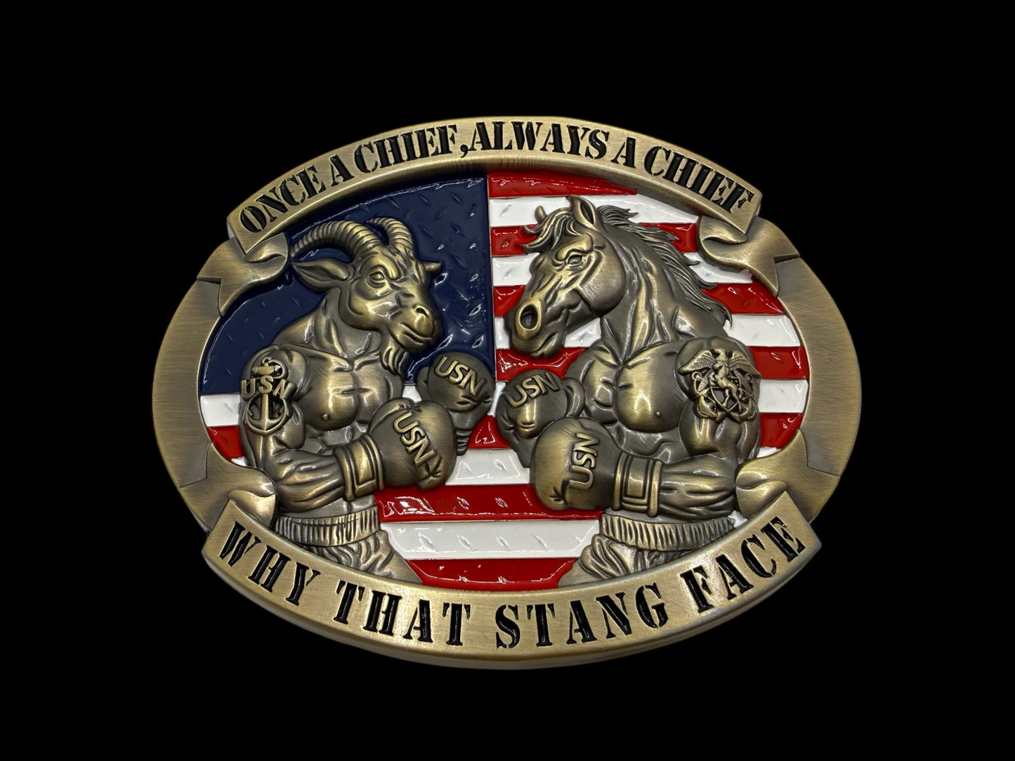 STANG FACE ‘Mustang Belt Buckle