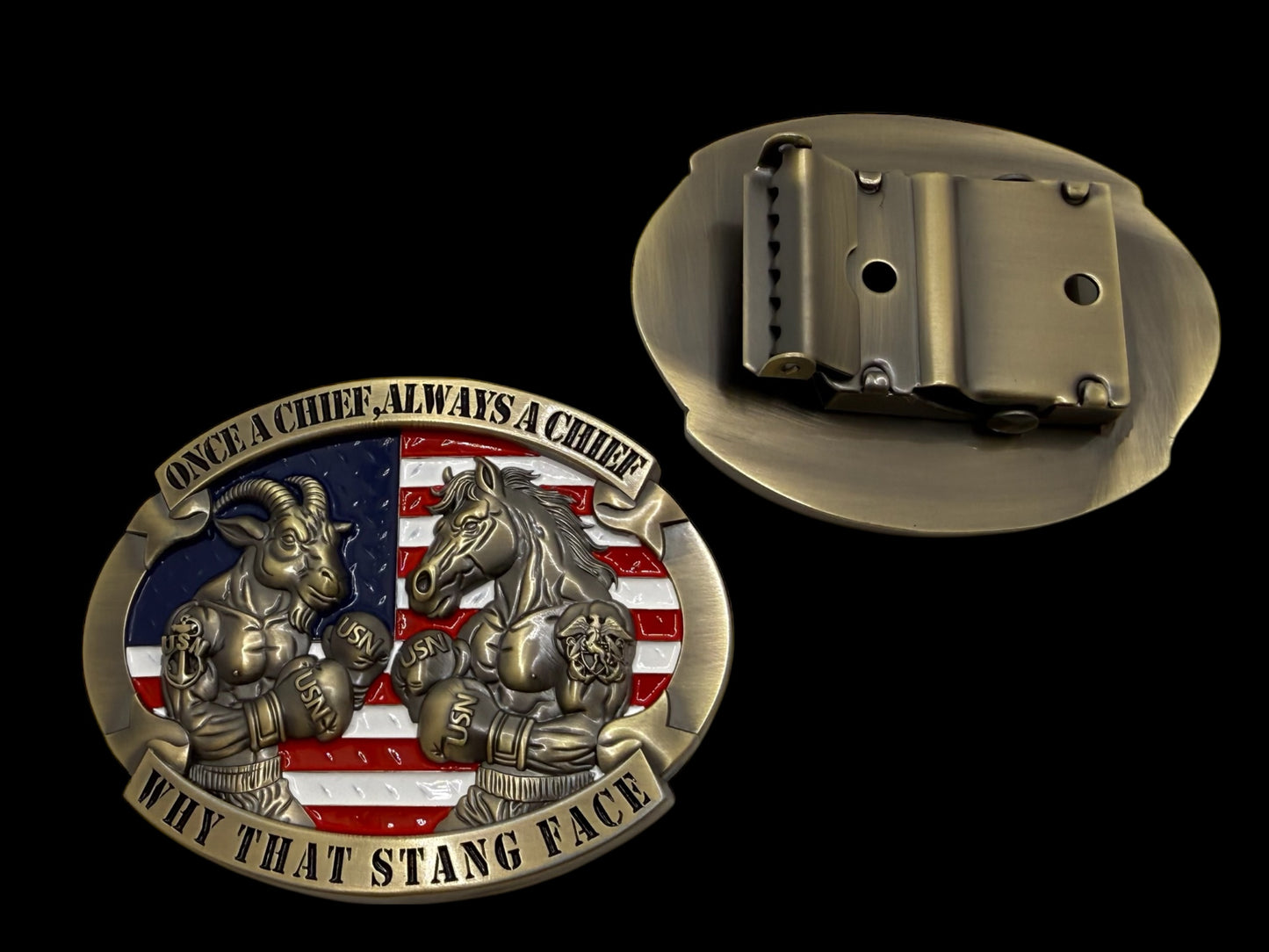 STANG FACE ‘Mustang Belt Buckle