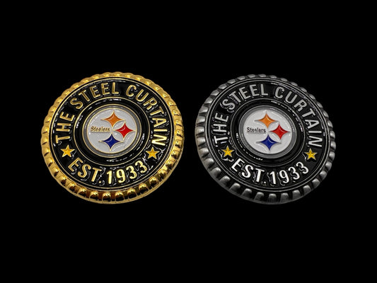 The Steel Curtain bottle cop
