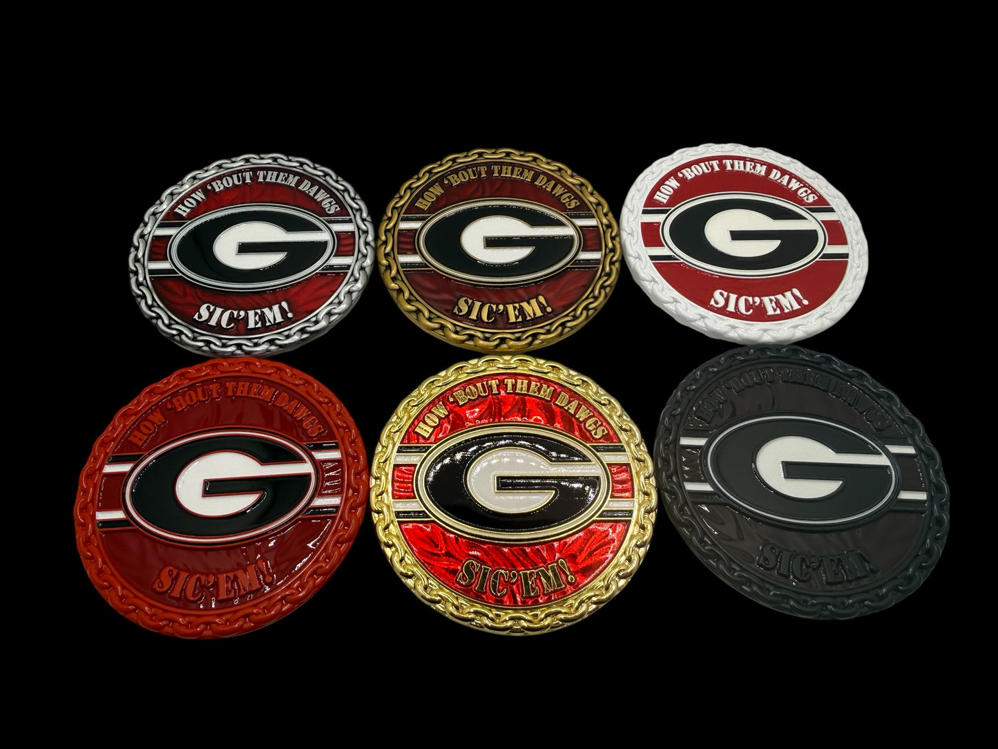 Georgia Dawgs Beer/Golf Marker