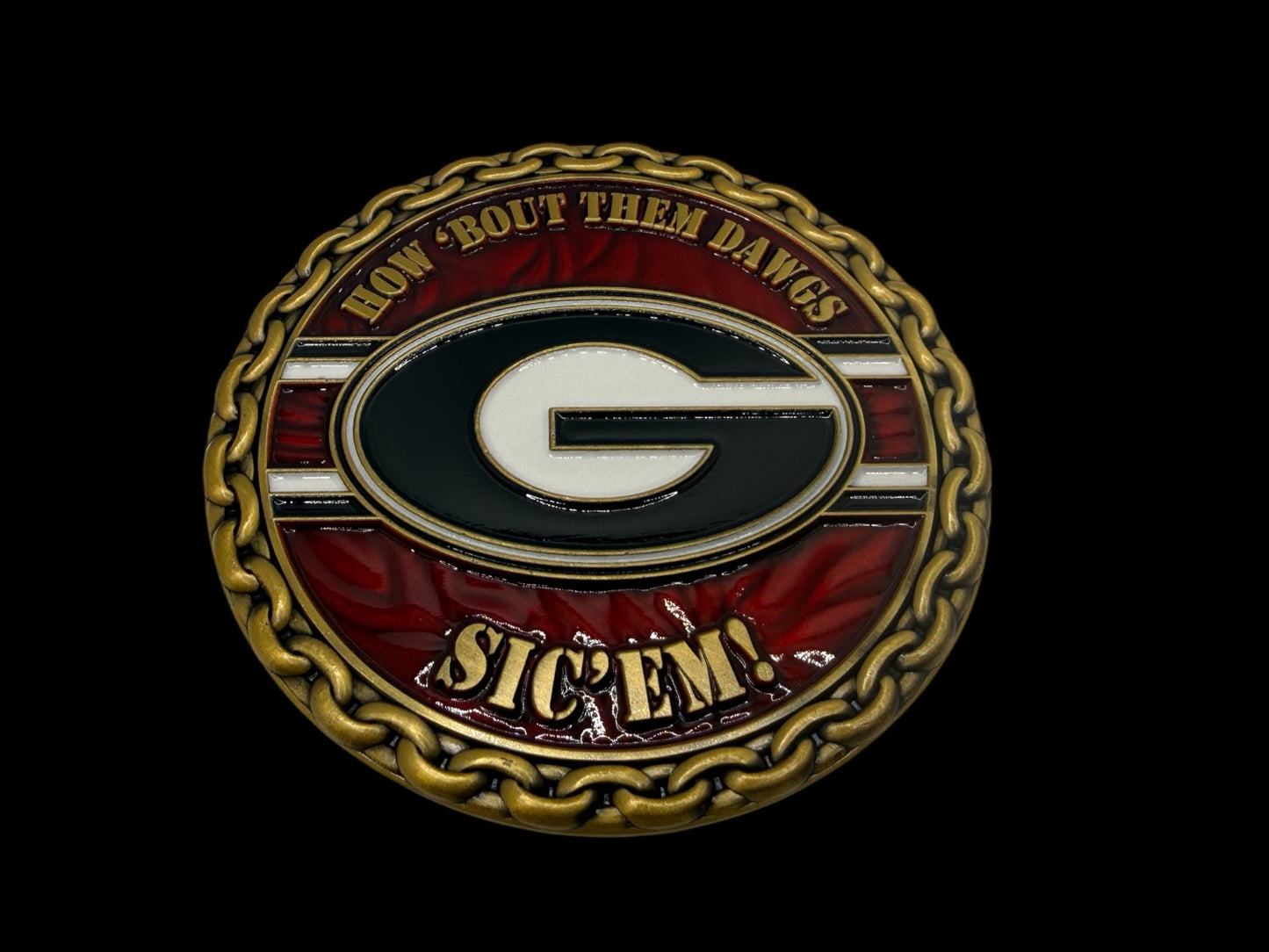 Georgia Dawgs Beer/Golf Marker