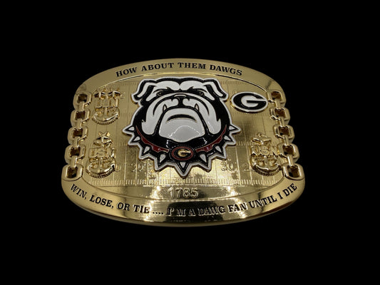Georgia Dawgs Belt Buckles