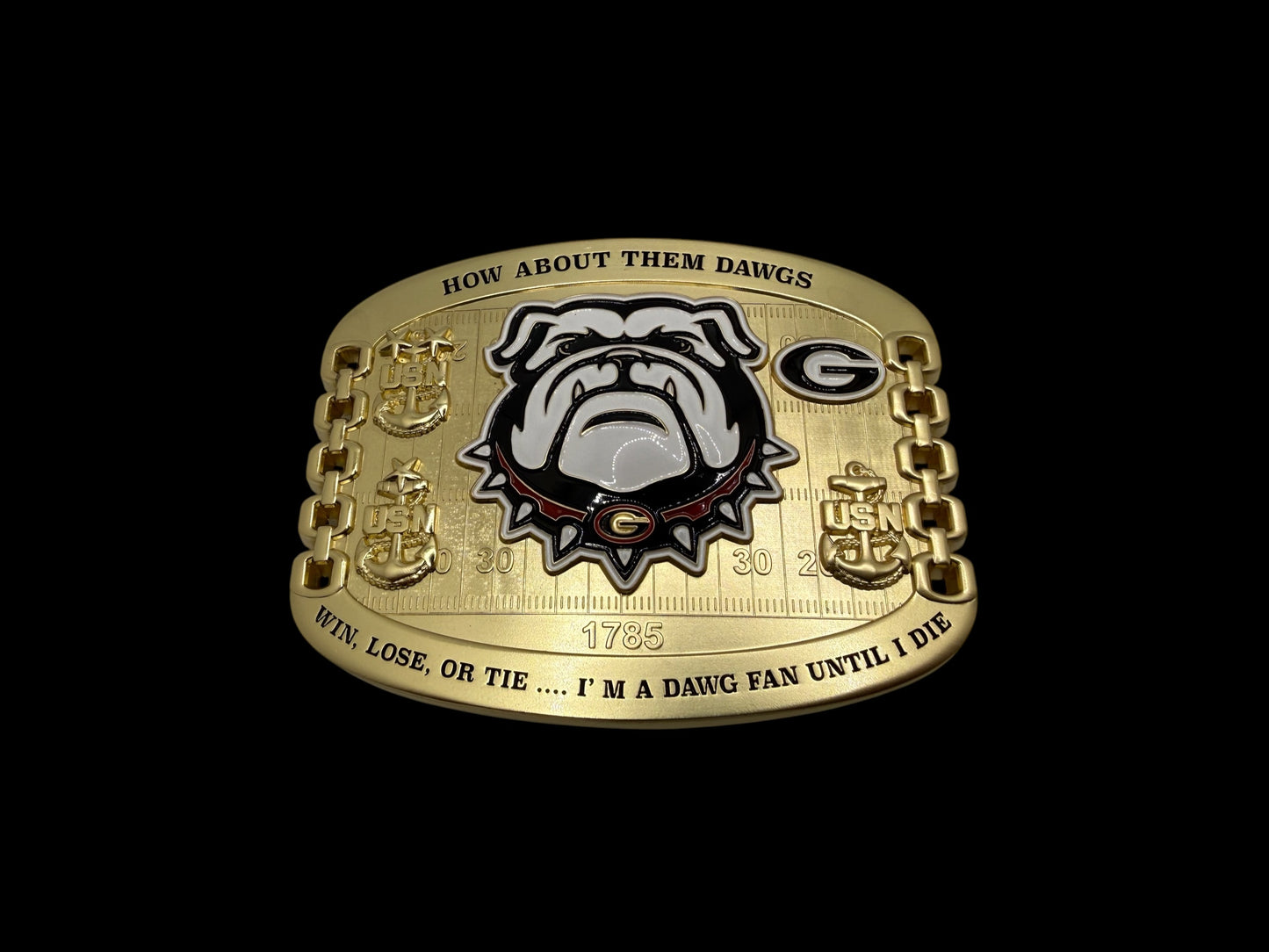 Georgia Dawgs Belt Buckles