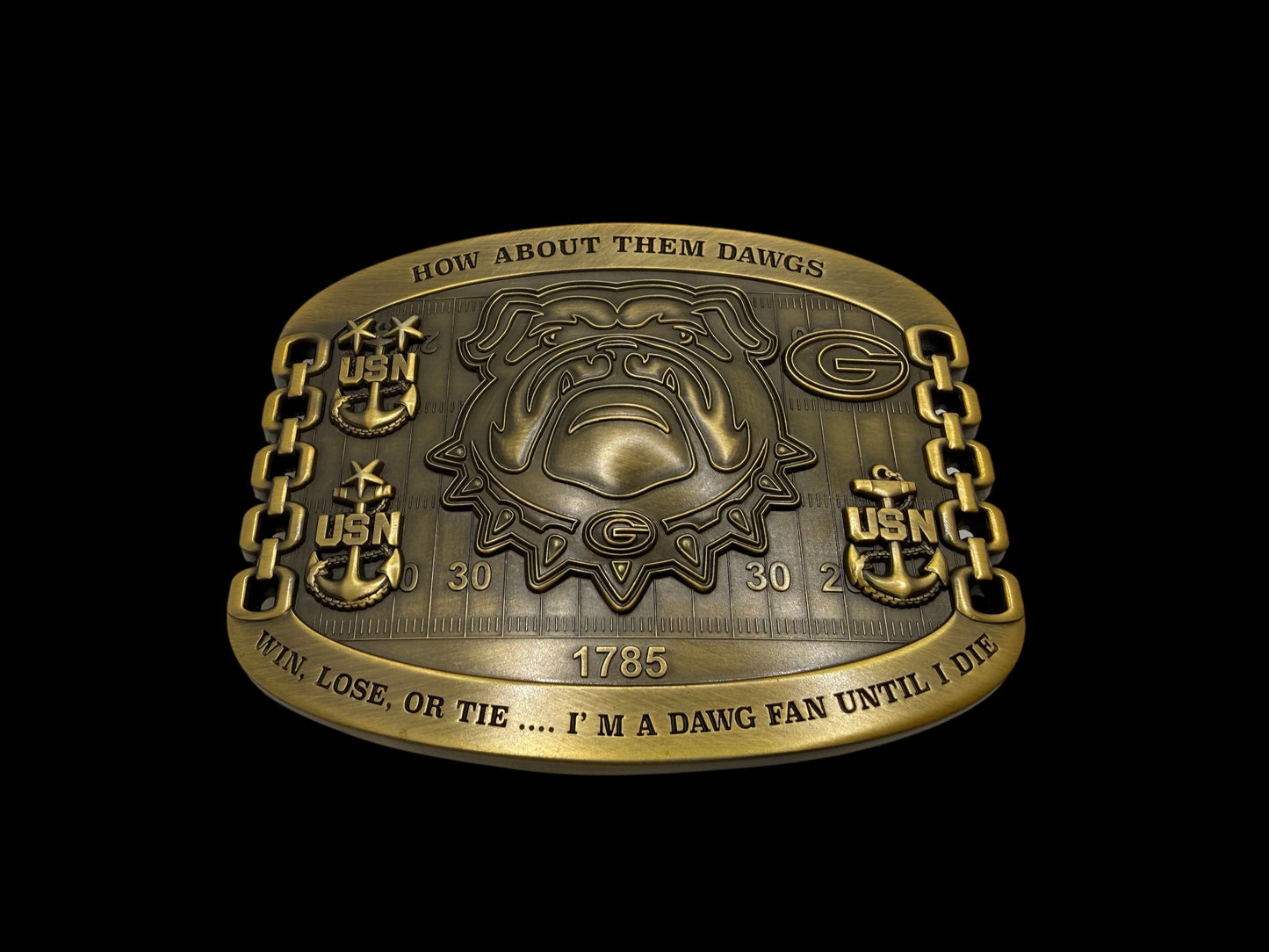Georgia Dawgs Belt Buckles