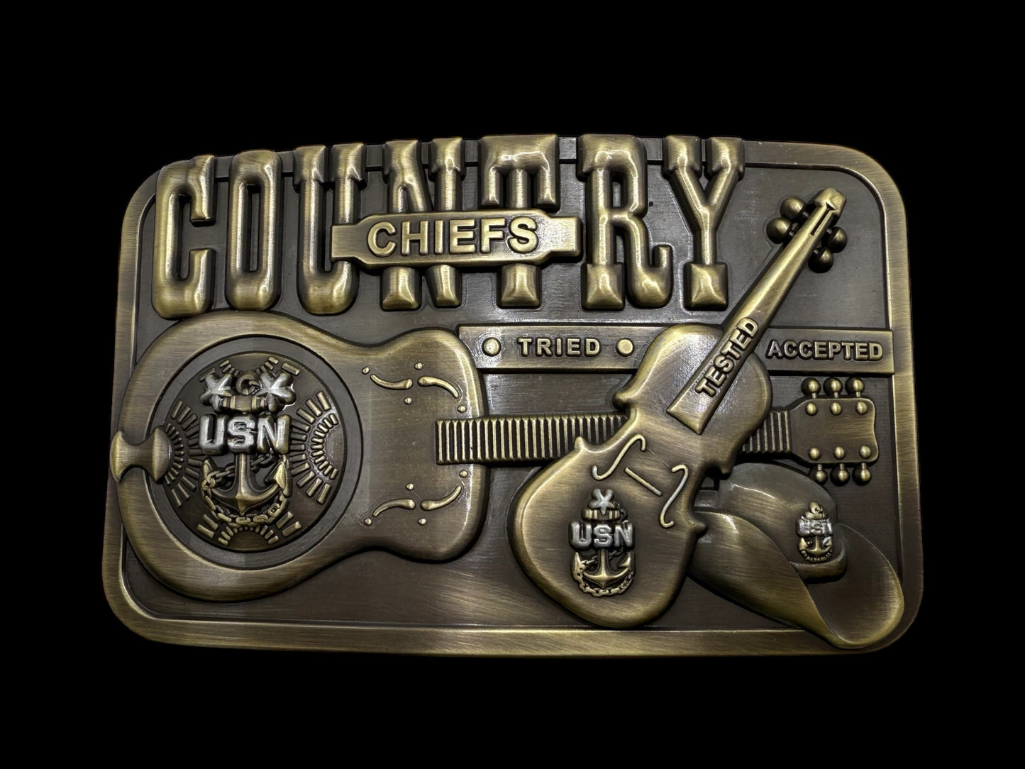 I Love Country Chief Buckle