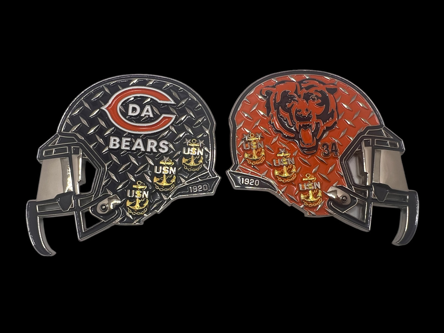DA BEARS Helmet Bottle Opener