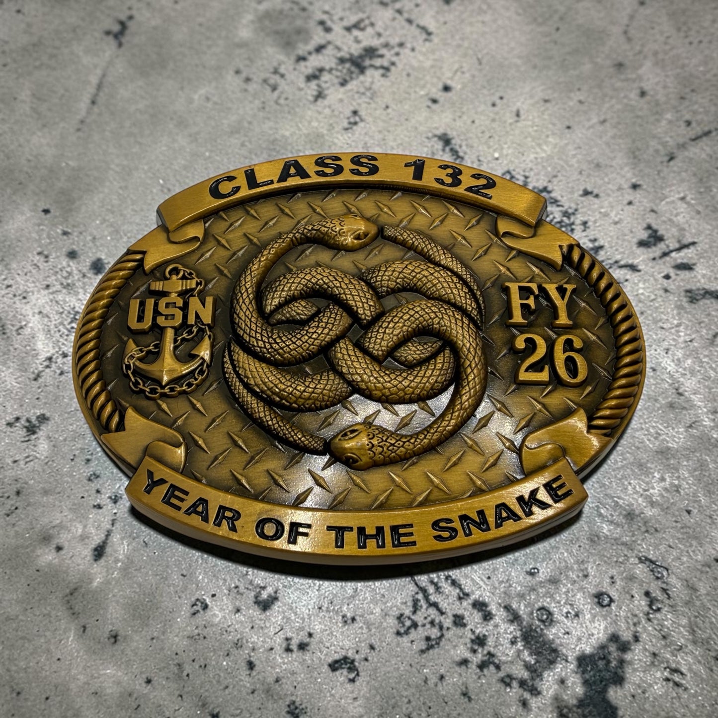 CLASS 132 ‘YEAR OF THE SNAKE’ Belt Buckle
