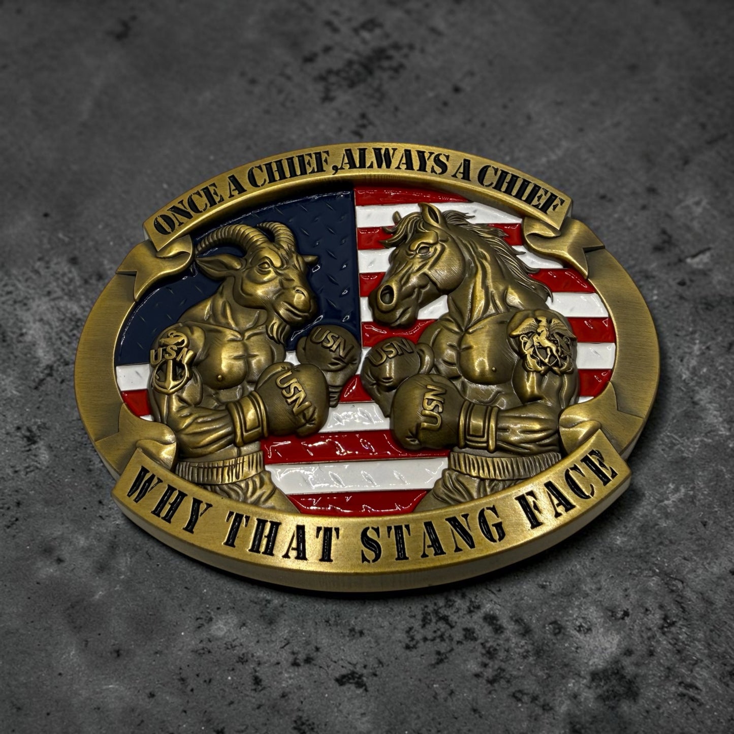 STANG FACE ‘Mustang Belt Buckle