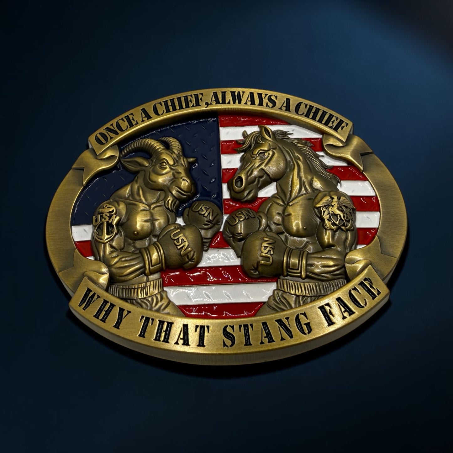 STANG FACE ‘Mustang Belt Buckle