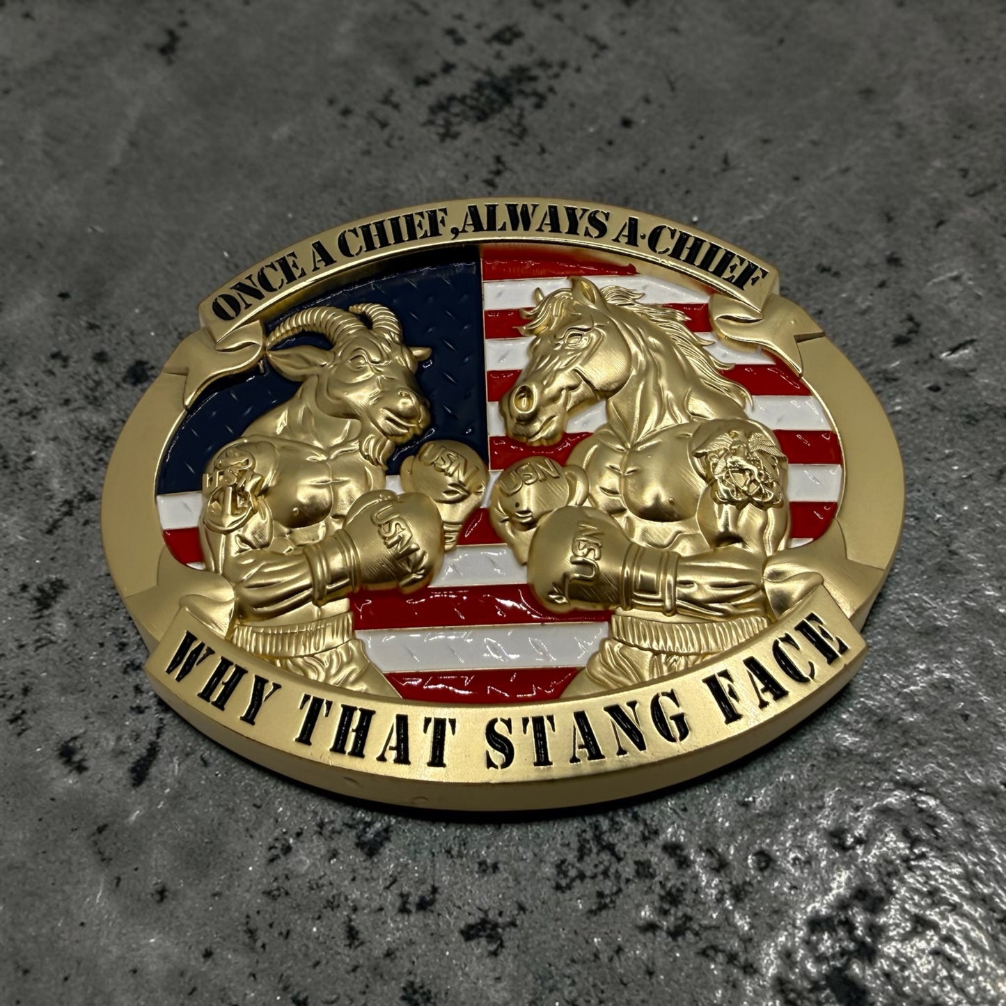 STANG FACE ‘Mustang Belt Buckle