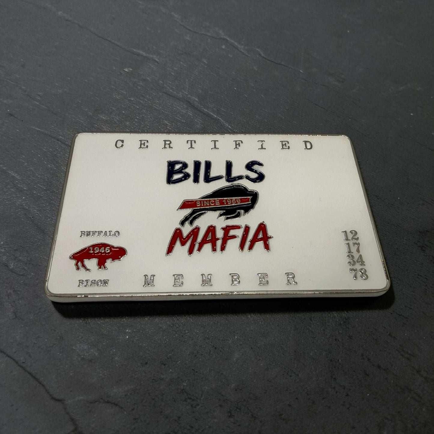 Bills Mafia Loyalty Card