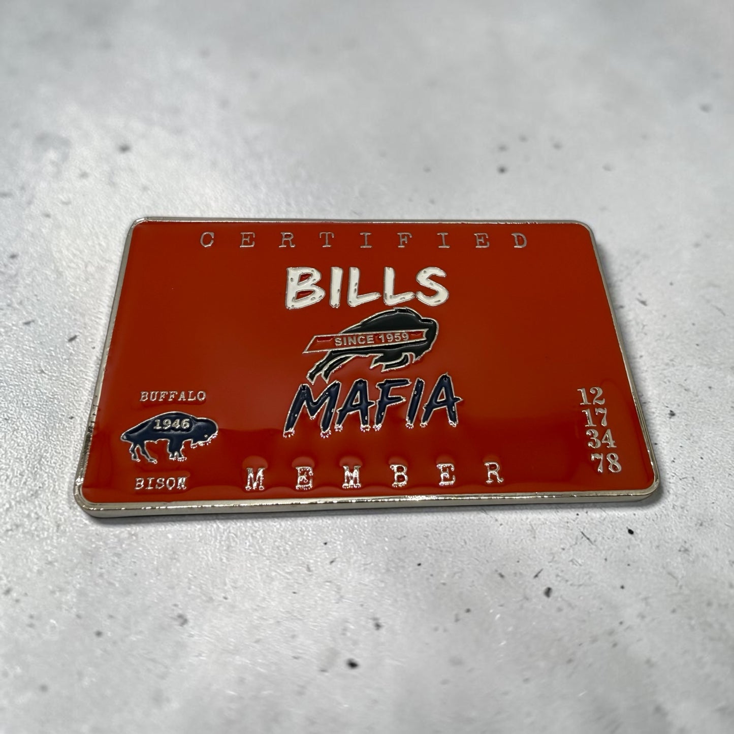 Bills Mafia Loyalty Card
