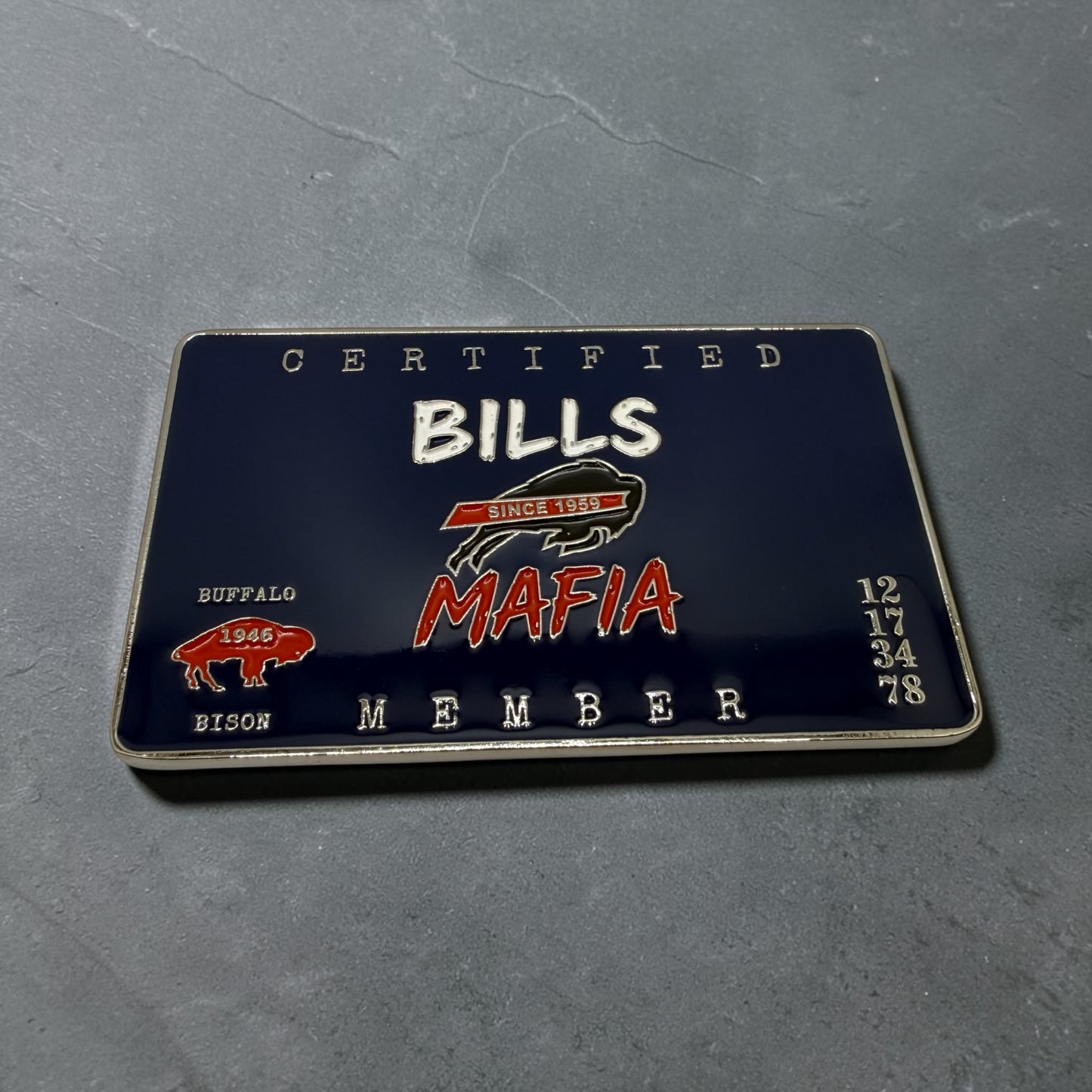 Bills Mafia Loyalty Card