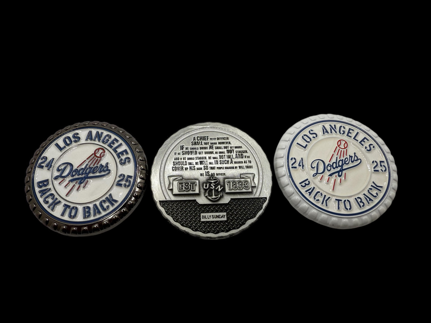Dodgers Back to Back Billy Sunday Cap
