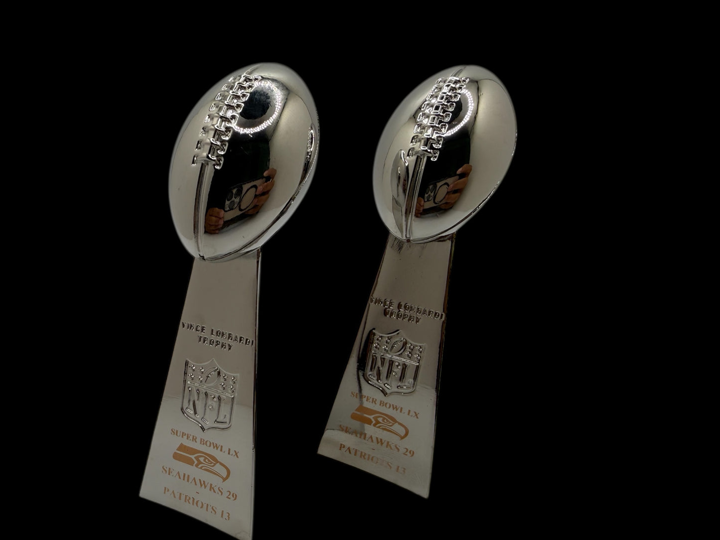 Seattle Super Bowl 60 Champions trophy