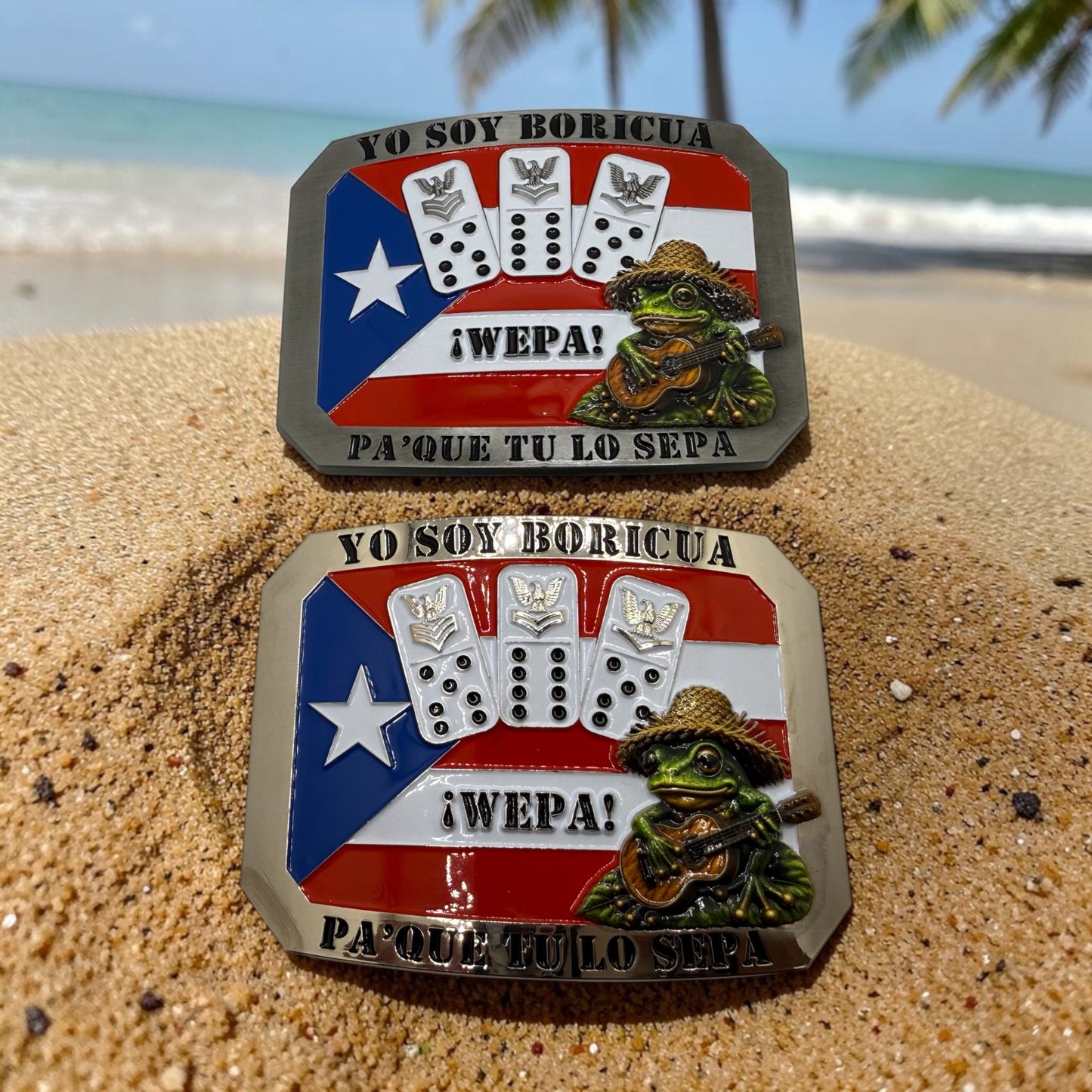 Boricua Petty Officer Belt Buckles