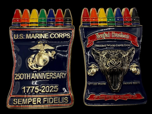 250th Marines Crayons Celebration