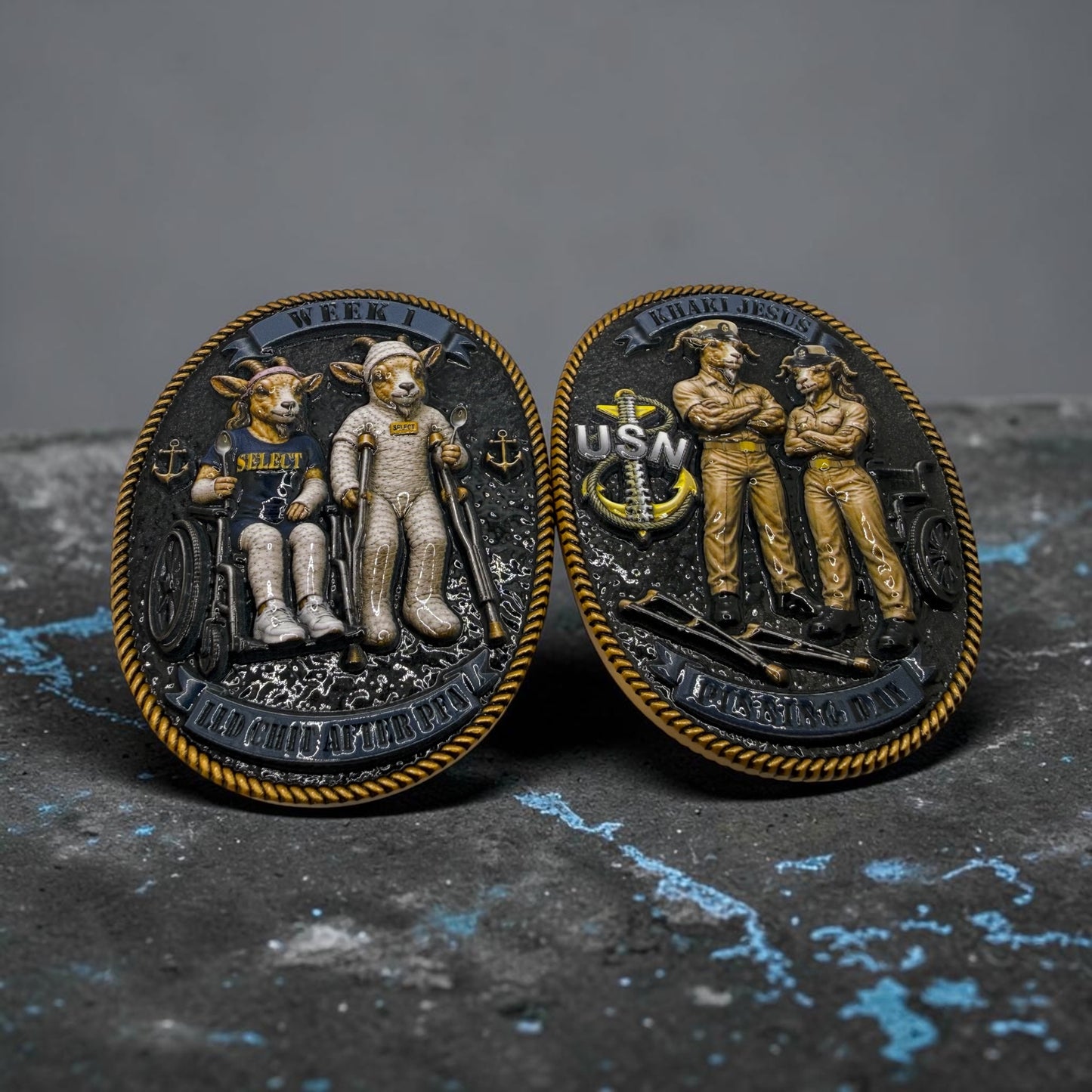 Khaki Jesus Pinning Day CC
