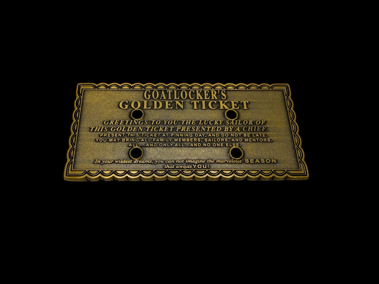 Golden Tickets Anchor Holders