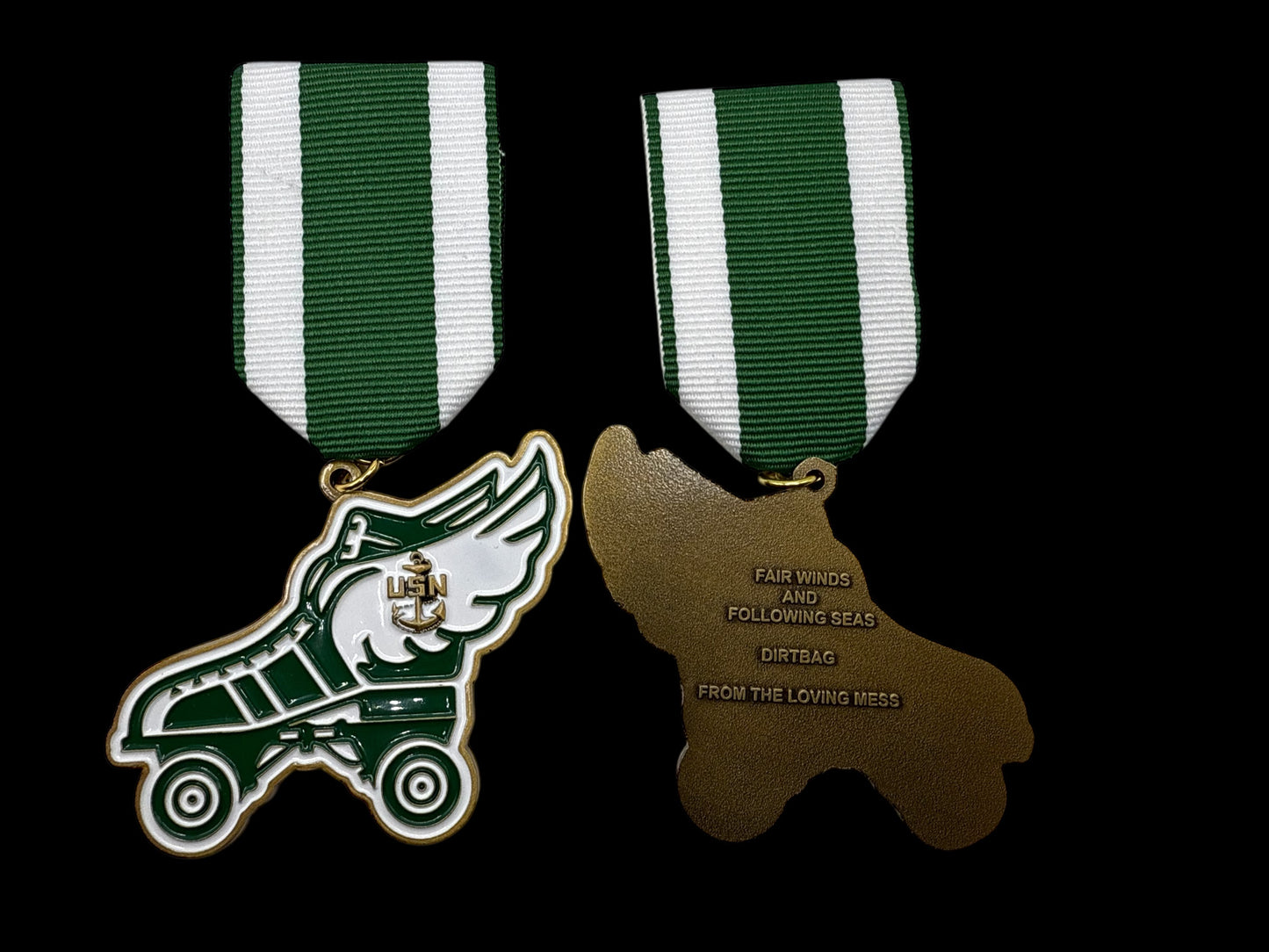 Skater Commendation Medal for PCS Transfer or Retirement Award