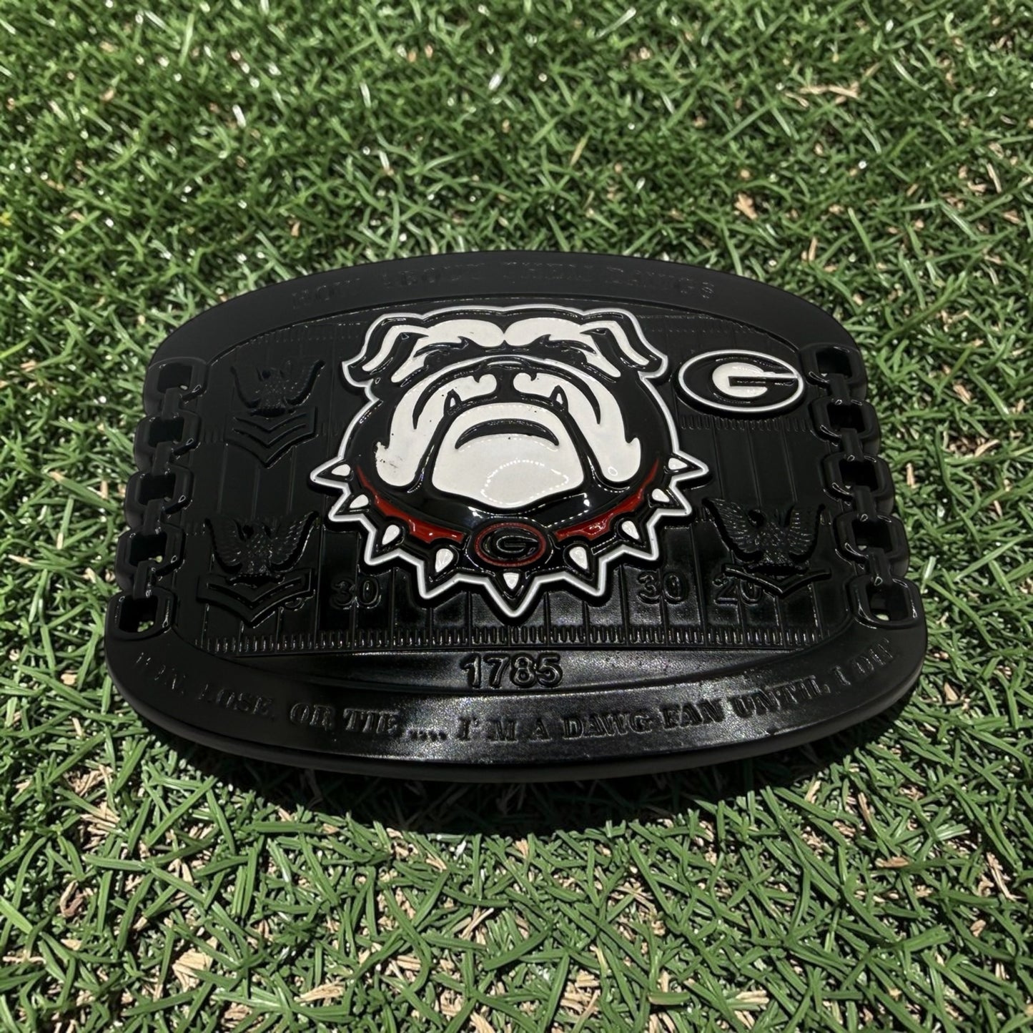 Georgia Dawg Nation Belt Buckles E6 and Below variant