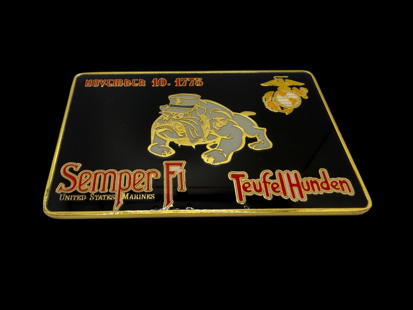 Marines basic training  medal card