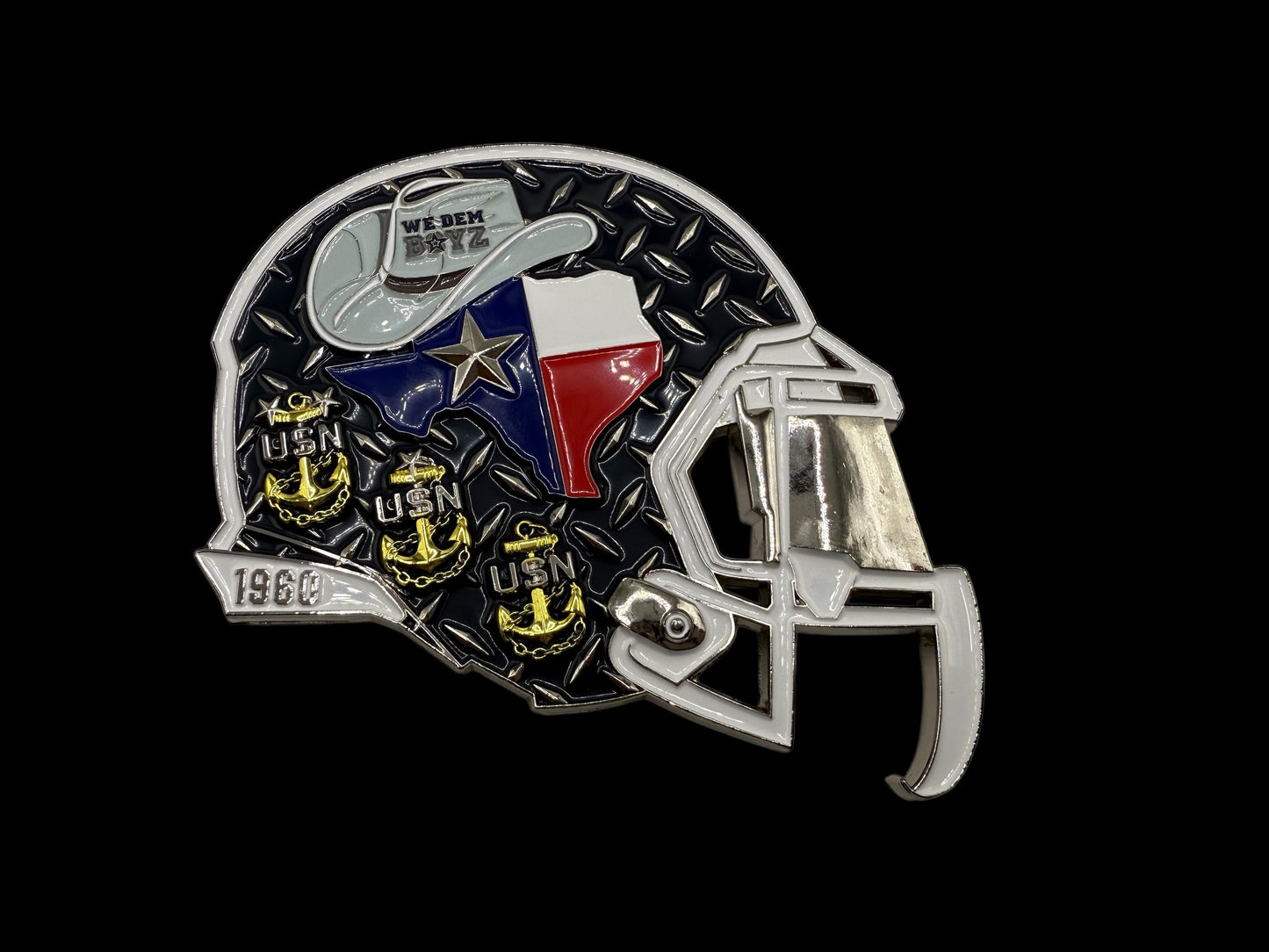 America's Team Helmet bottle opener