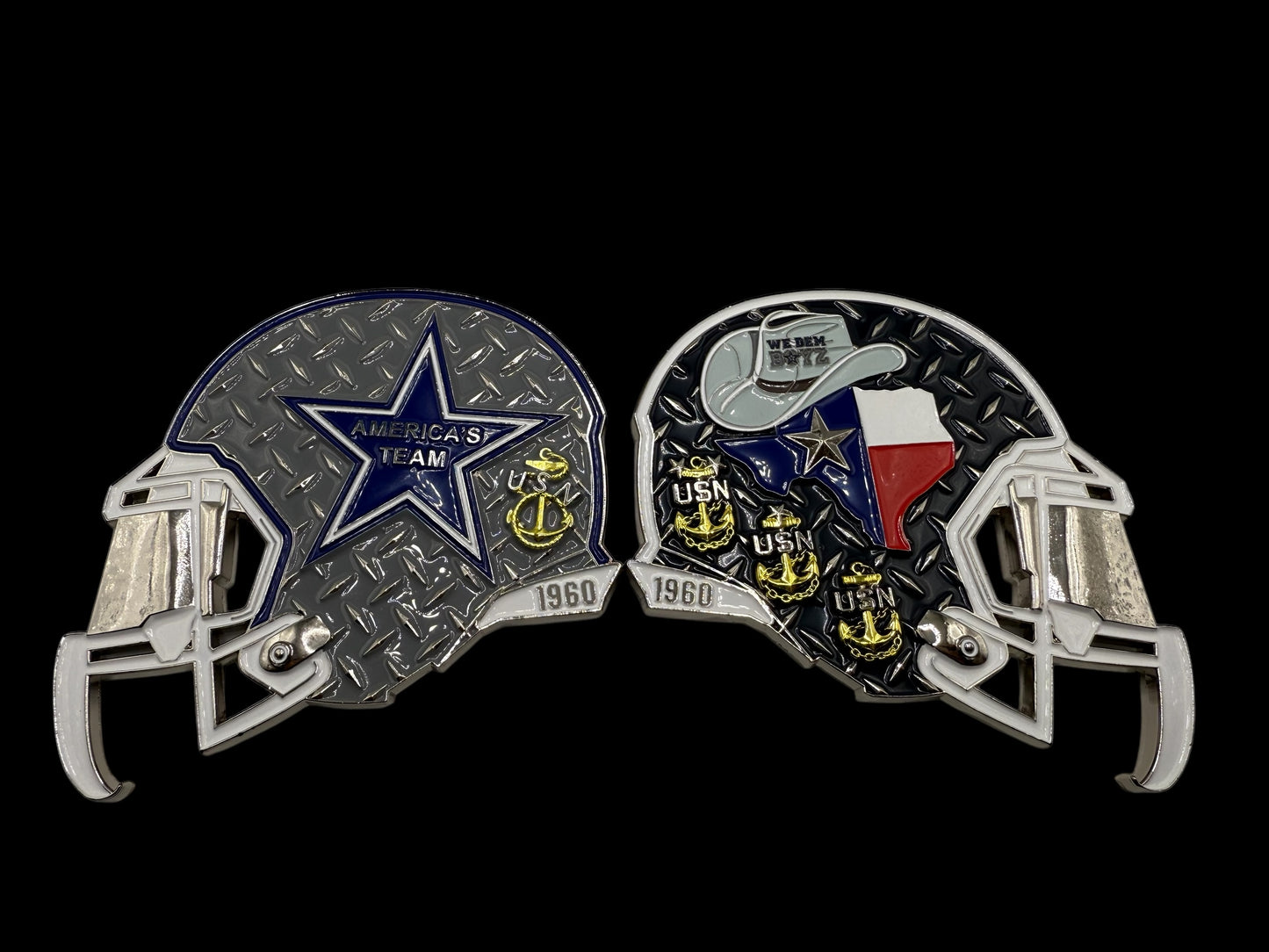 America's Team Helmet bottle opener