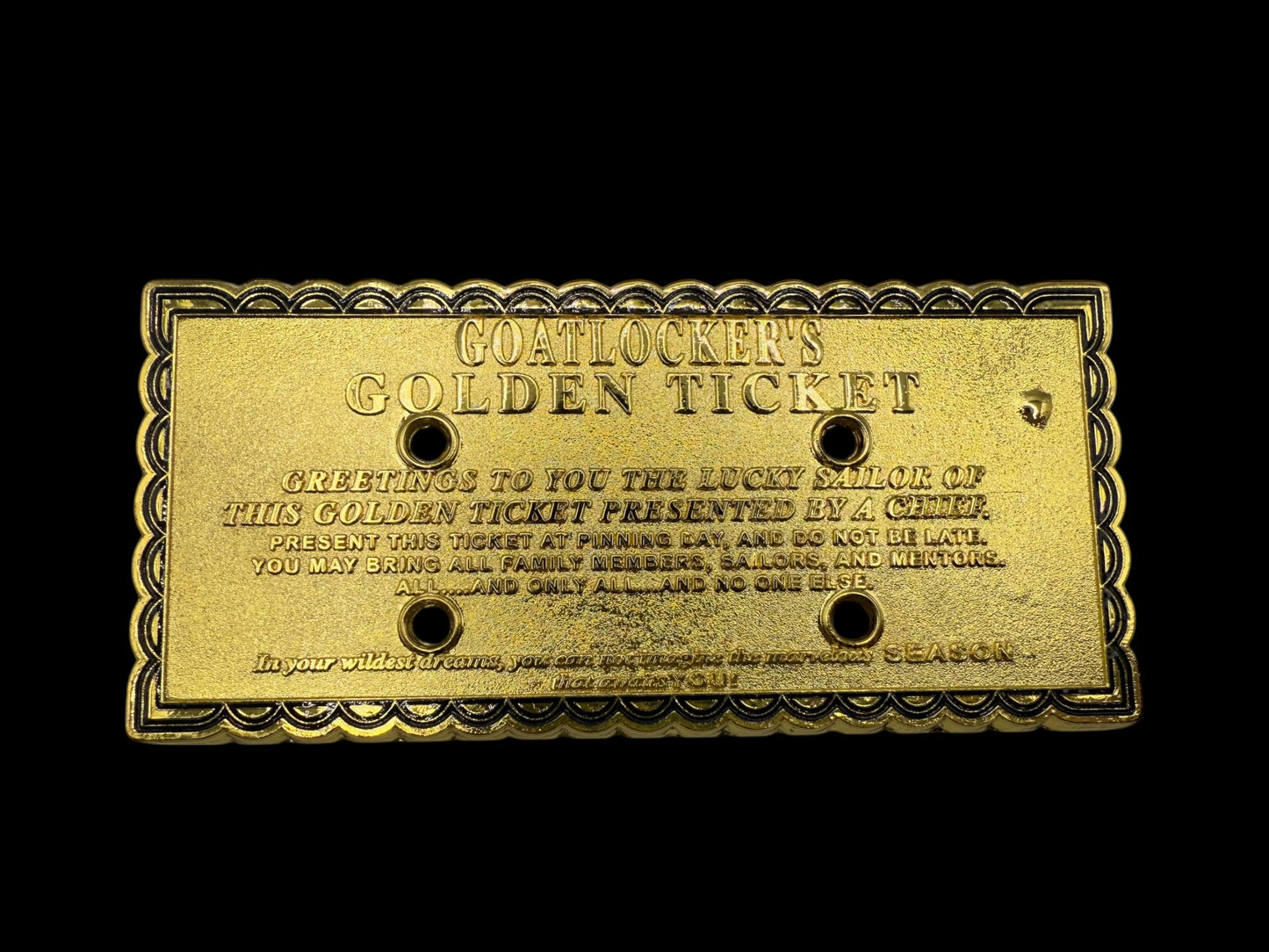 Golden Tickets Anchor Holders