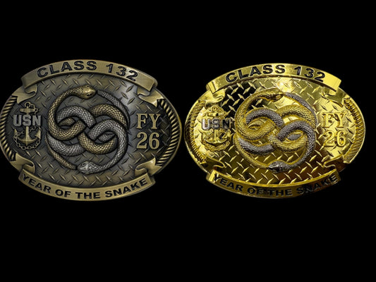 CLASS 132 ‘YEAR OF THE SNAKE’ Belt Buckle