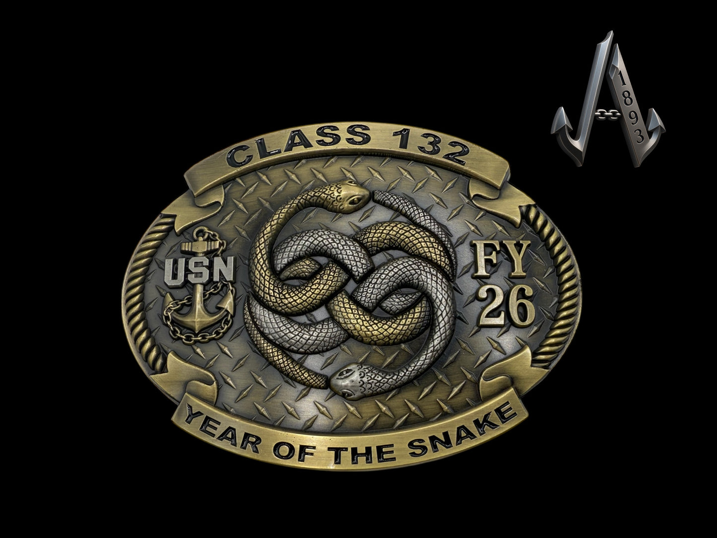 CLASS 132 ‘YEAR OF THE SNAKE’ Belt Buckle