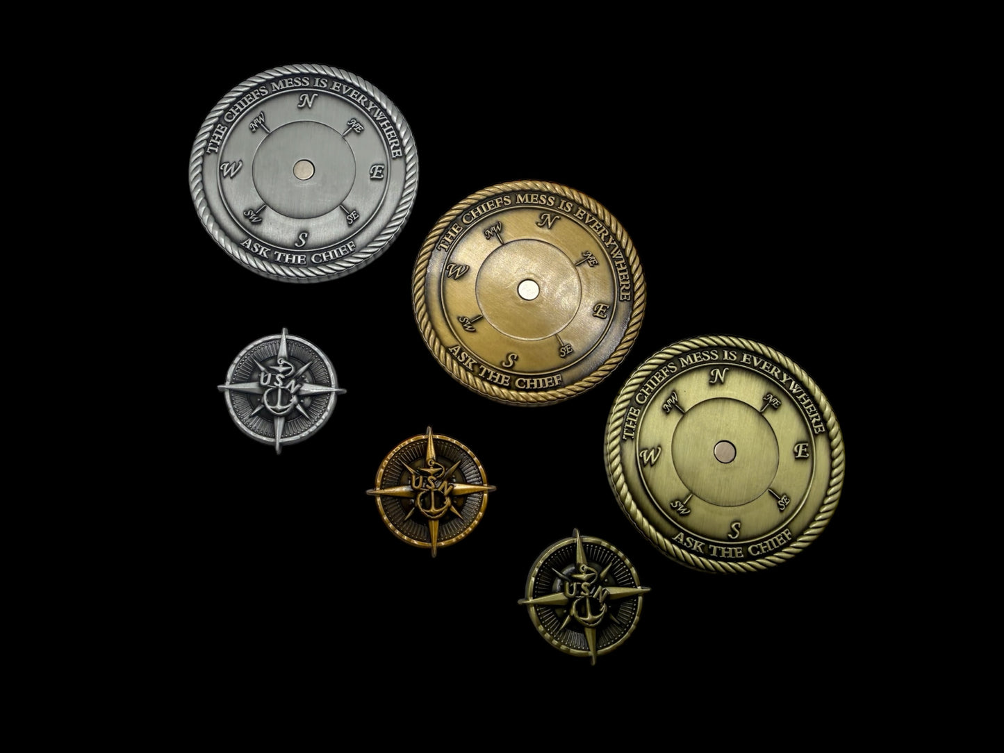 Chief Mess Golf markers