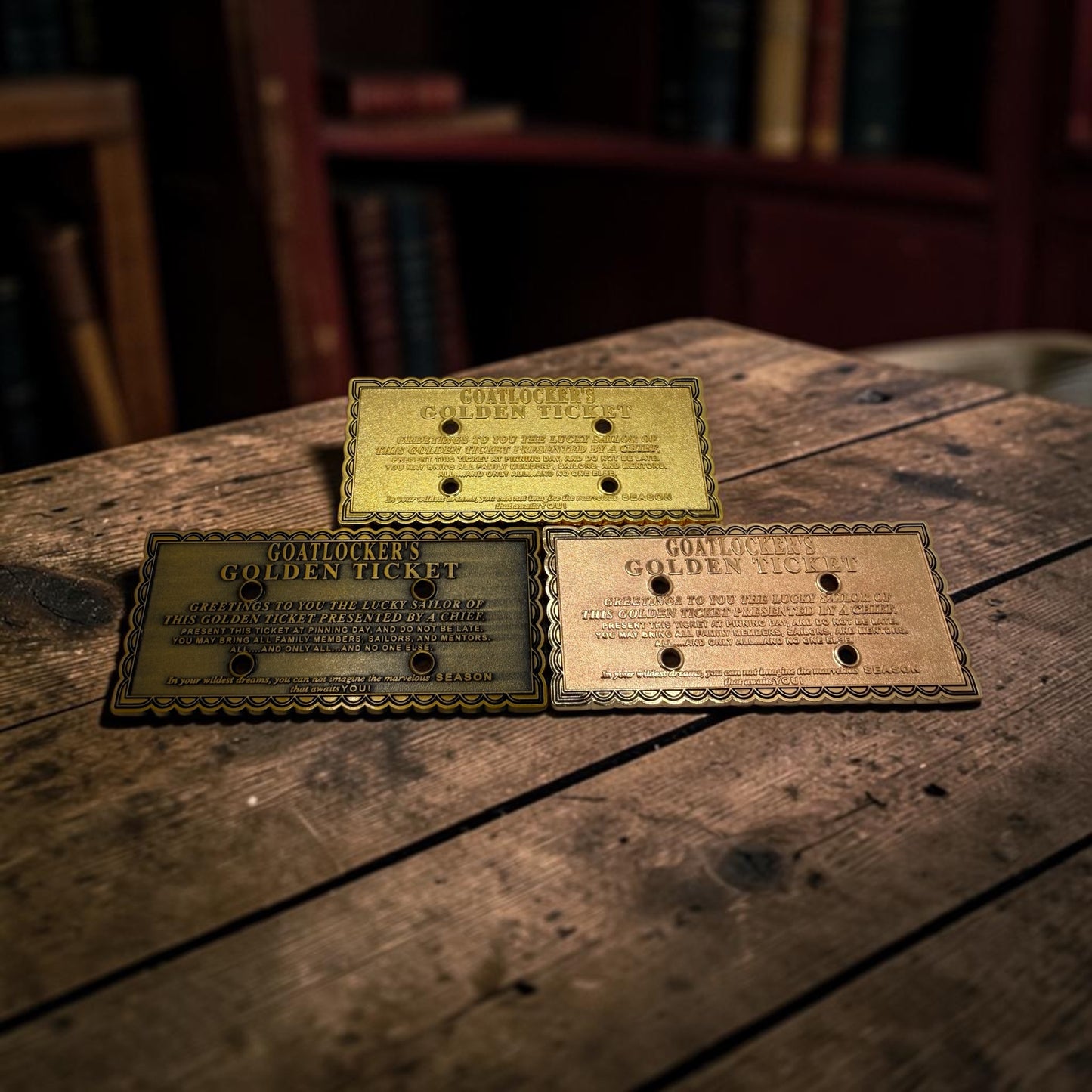 Golden Tickets Anchor Holders