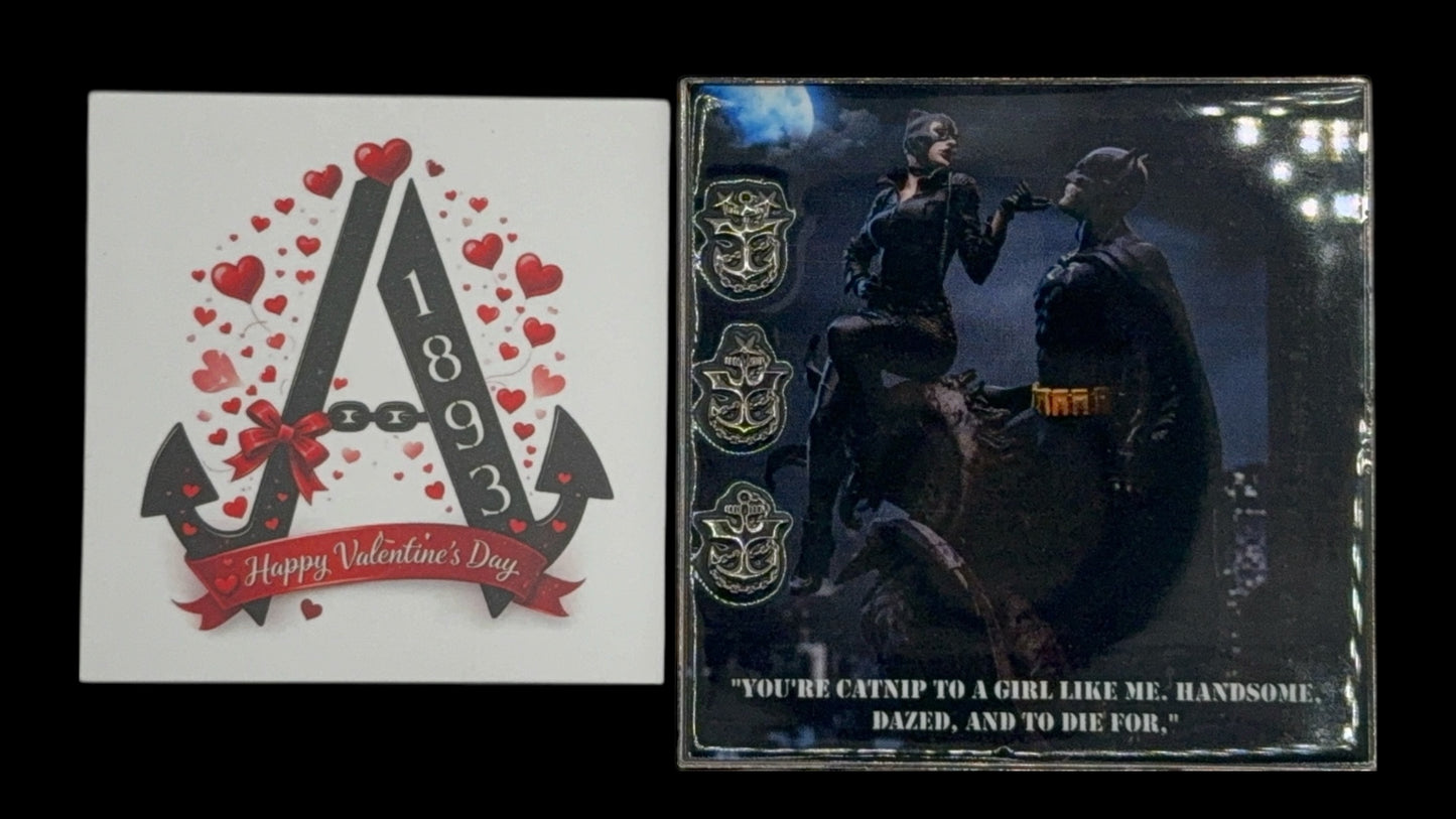 Dark Knight and Catwoman Vday card