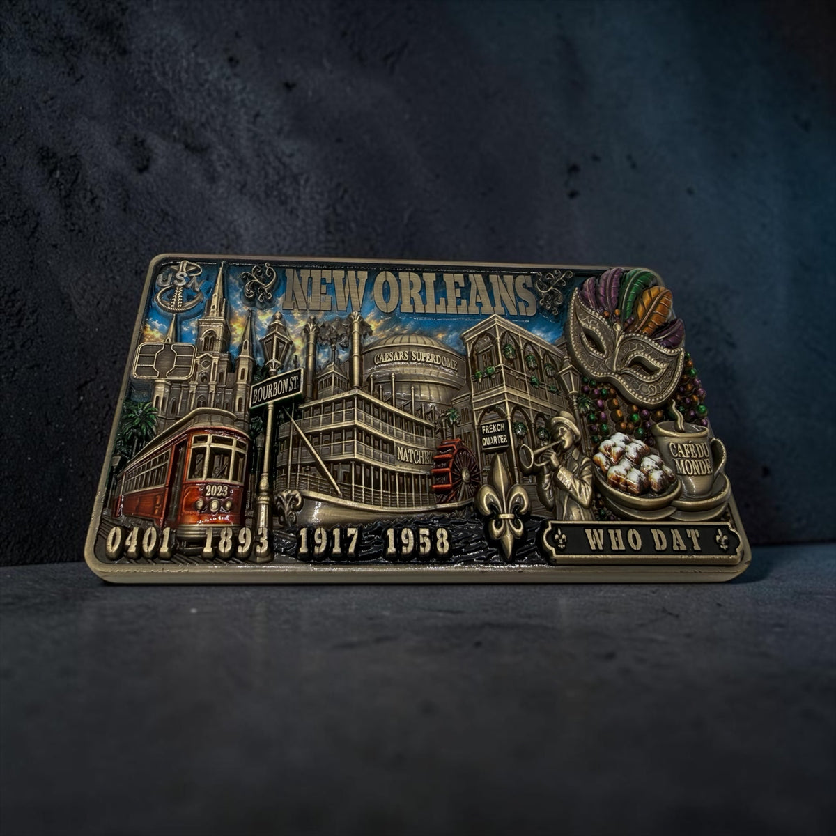 New Orleans Chargers Card