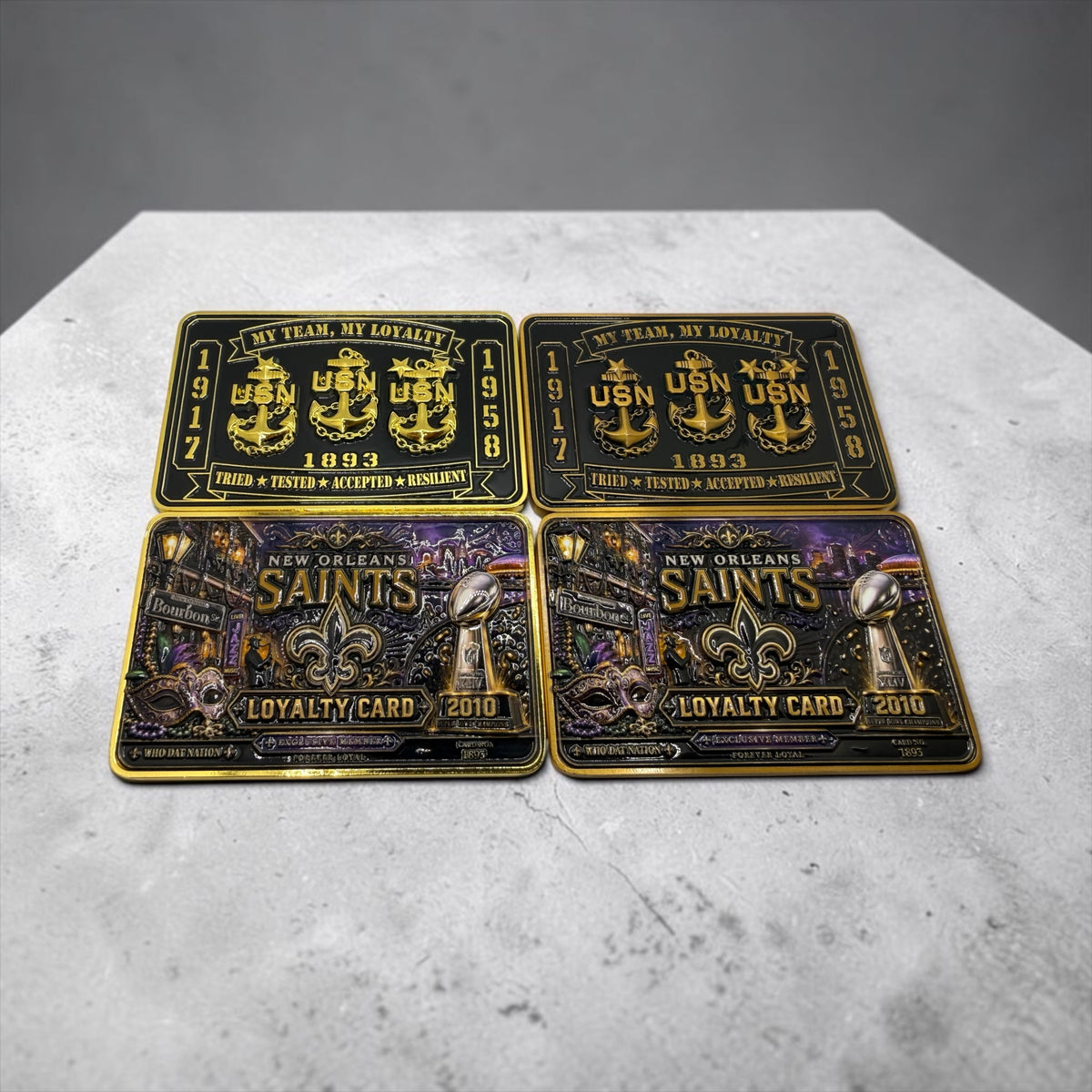 WHO DAT SAINTS LOYALTY CARD