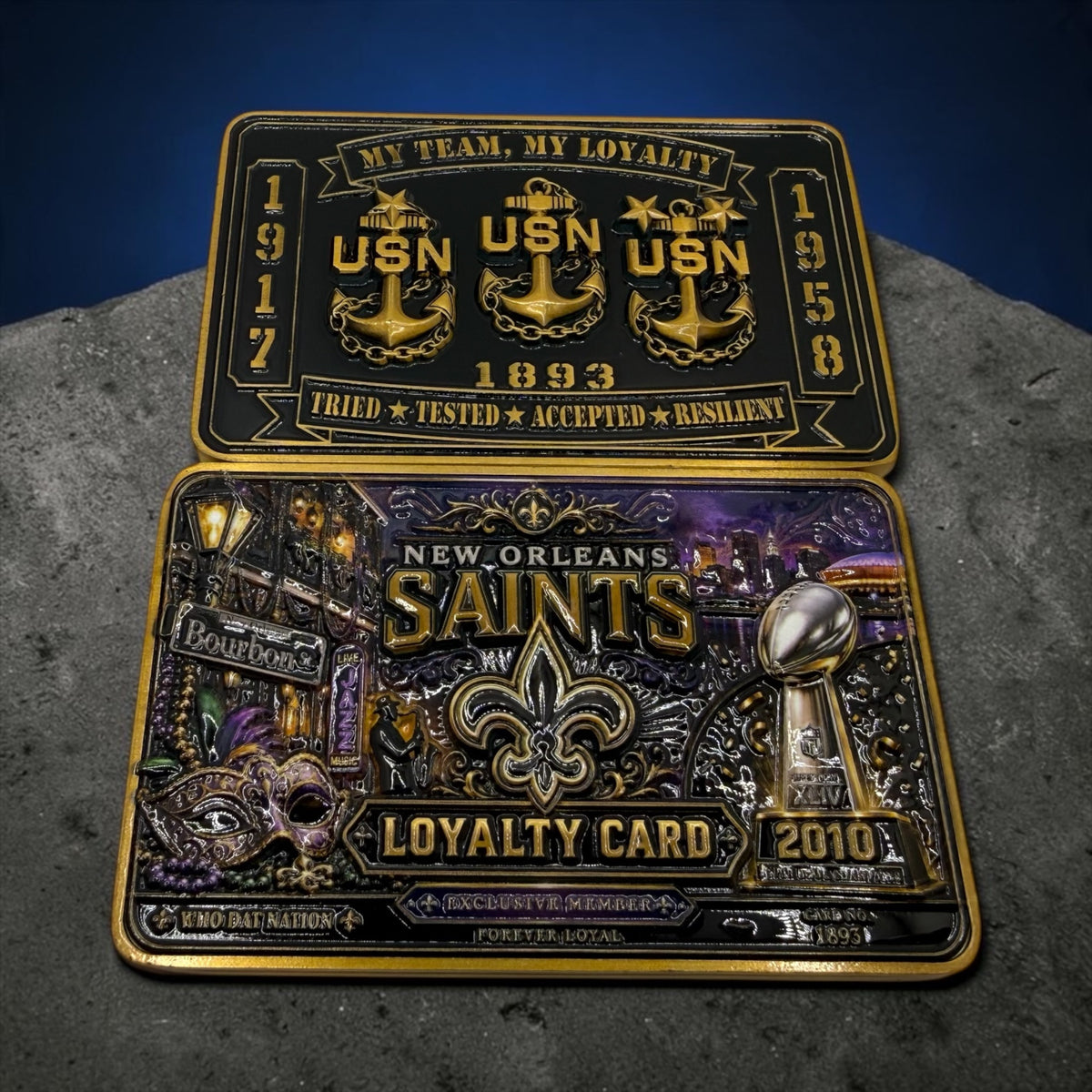 WHO DAT SAINTS LOYALTY CARD