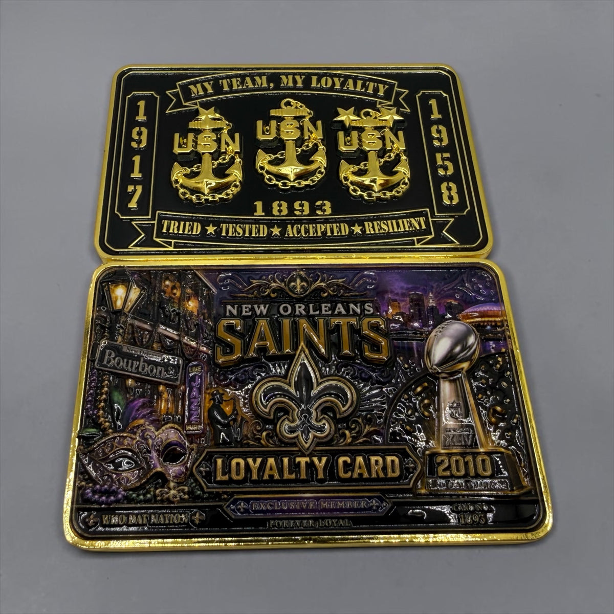 WHO DAT SAINTS LOYALTY CARD