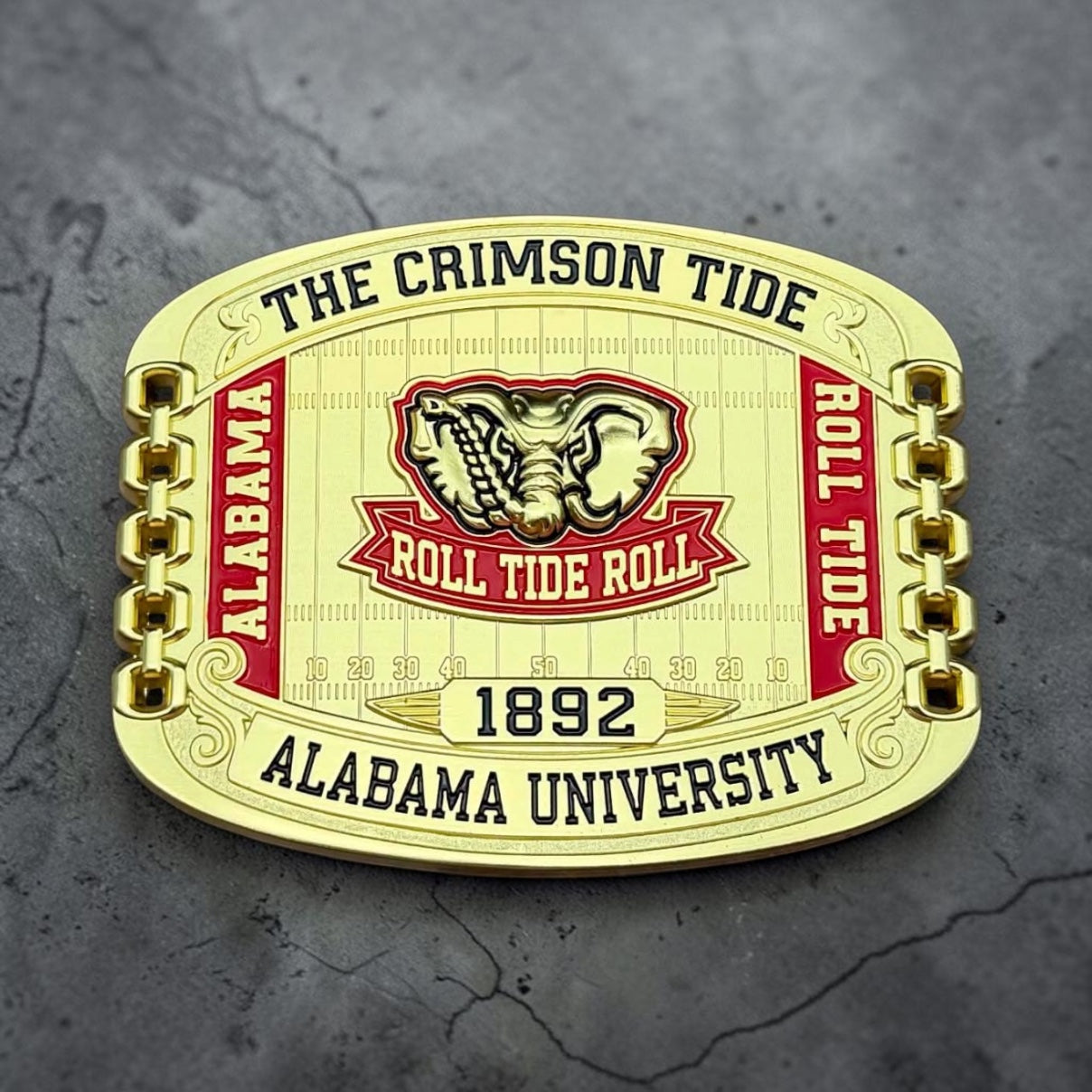 ROLL TIDE ROLL BAMA BUCKLES