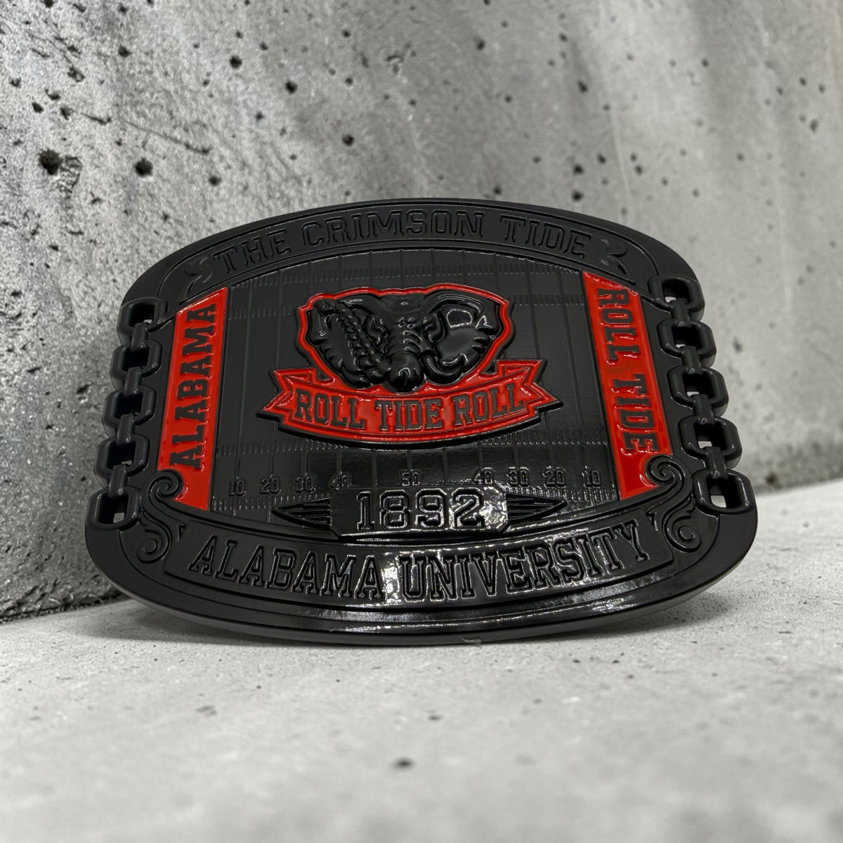 ROLL TIDE ROLL BAMA BUCKLES