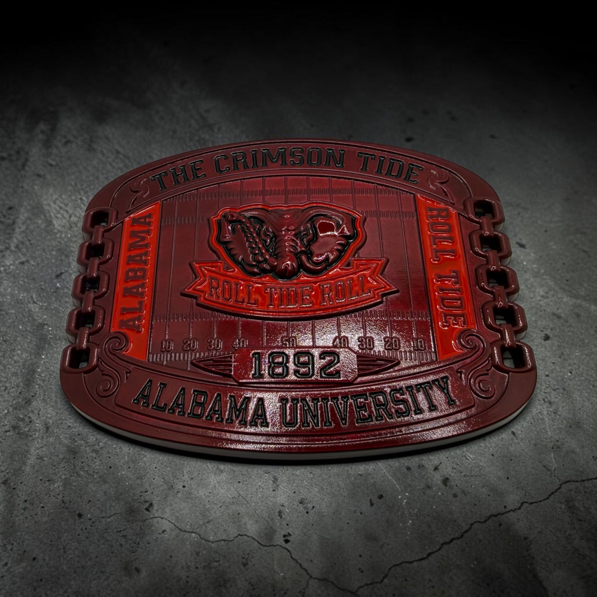 ROLL TIDE ROLL BAMA BUCKLES