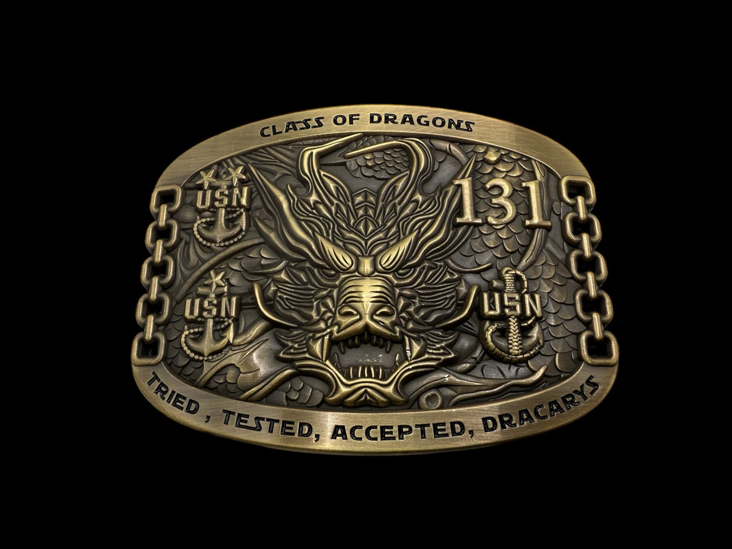 Class 131 Dracarys Belt Buckle